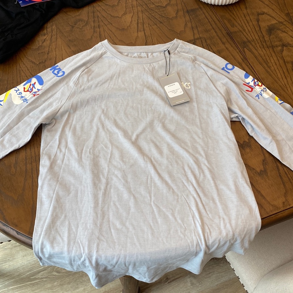 Onitsuka tiger baseball 3/4 sleeve tee